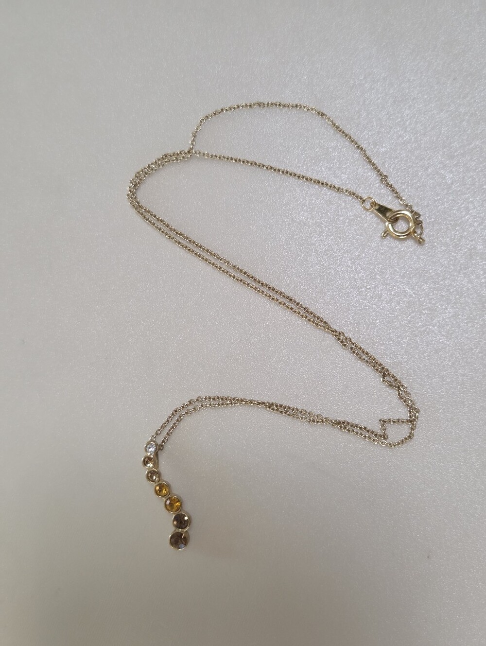 Topaz Gradient Necklace
